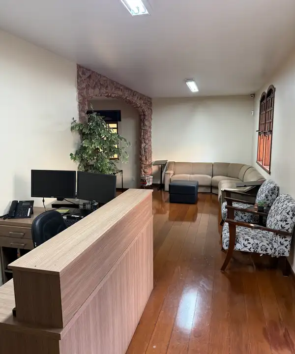 Recepção do escritório Castro e Luz em Belo Horizonte